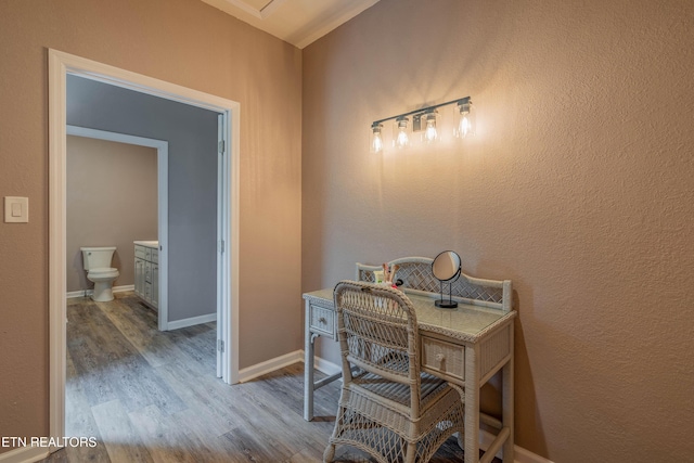 150 Ray Cross Rd, Harriman, TN 37748 - bathroom with wood finished floors and baseboards
