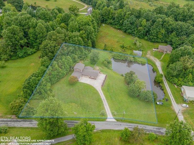 150 Ray Cross Rd, Harriman, TN 37748 - view of property location with property parcel outlined and a nearby body of water