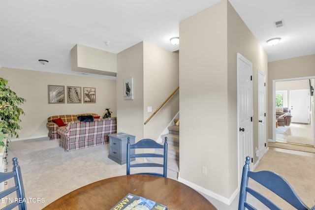3183 Wears Dr, Sevierville, TN 37862 - stairs with carpet floors and baseboards