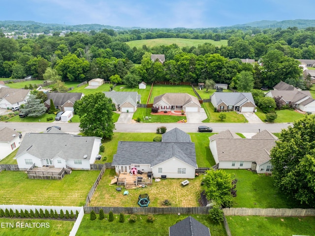 541 Pebble Creek Rd, Knoxville, TN 37918 - aerial perspective of suburban area