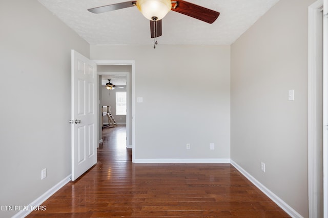 541 Pebble Creek Rd, Knoxville, TN 37918 - unfurnished room with a ceiling fan and wood finished floors