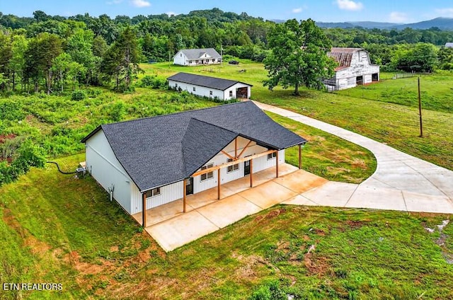 1570 W Dumplin Valley Rd, Dandridge, TN 37725 - view from above of property featuring a heavily wooded area
