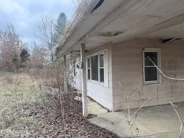 332 Ridge Rd, Lancing, TN 37770 - view of side of property featuring a patio area