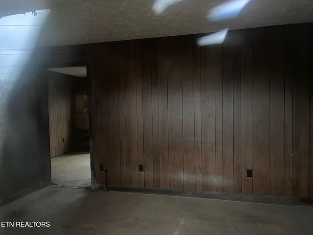 332 Ridge Rd, Lancing, TN 37770 - basement featuring wood walls