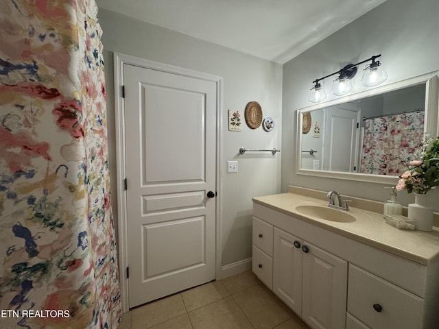 135 Whisper Creek Rd, Lafollette, TN 37766 - full bath with tile patterned floors and vanity