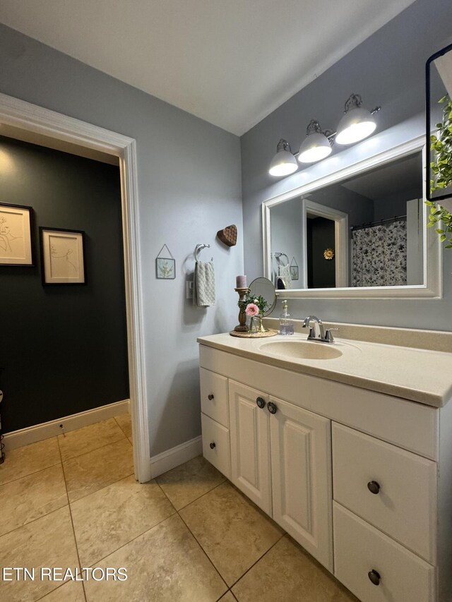 135 Whisper Creek Rd, Lafollette, TN 37766 - full bath featuring vanity and tile patterned floors