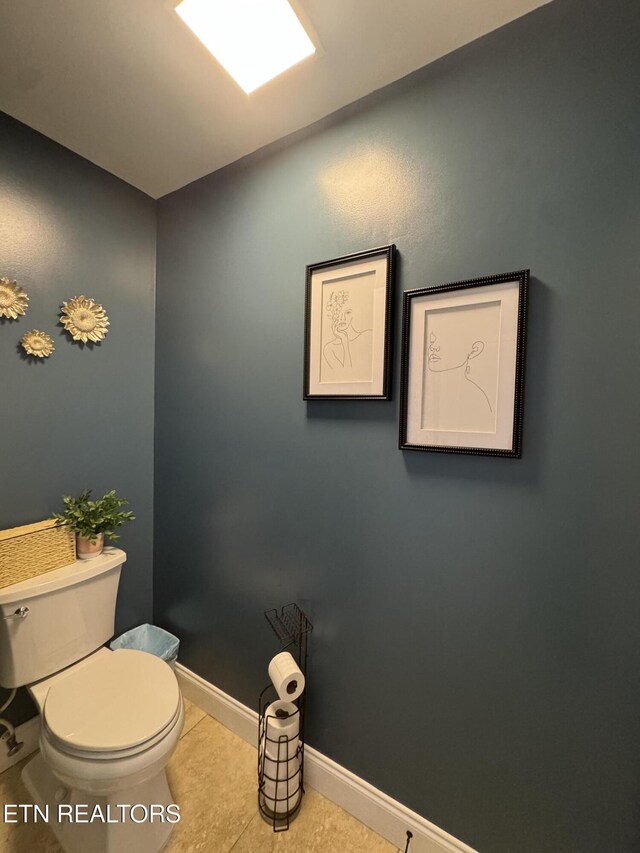 135 Whisper Creek Rd, Lafollette, TN 37766 - bathroom with toilet and tile patterned flooring