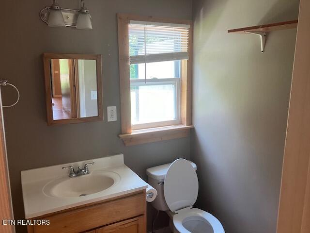 4016 Retro Hughes Rd, Graysville, TN 37338 - bathroom with toilet and vanity