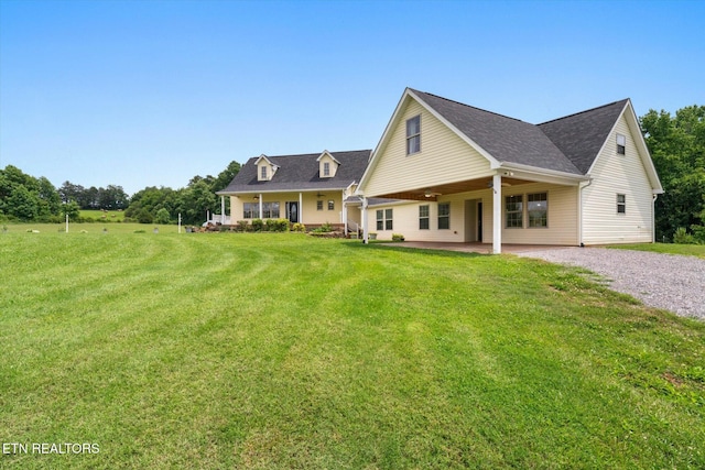 171 Wrenwood Way, Greenback, TN 37742 - view of front facade with a front lawn, a shingled roof, and a patio