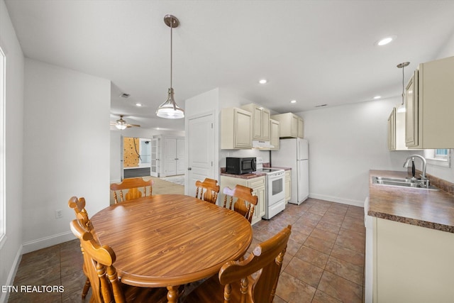 171 Wrenwood Way, Greenback, TN 37742 - dining space featuring recessed lighting and ceiling fan
