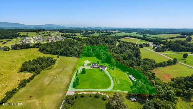 171 Wrenwood Way, Greenback, TN 37742 - aerial view of sparsely populated area featuring property boundaries highlighted