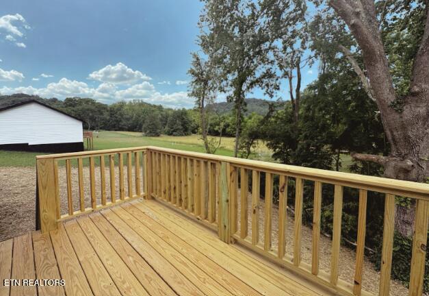 408 Luttrell Rd, Maynardville, TN 37807 - view of wooden terrace