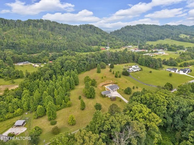 8040 Walt Way, Corryton, TN 37721 - aerial view of property and surrounding area featuring a forest