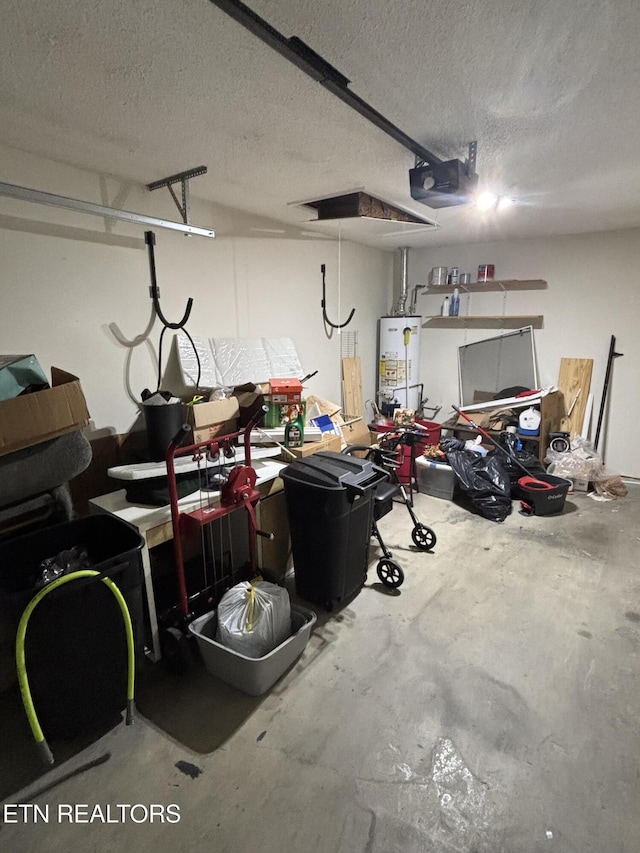 8022 Intervale Way, Powell, TN 37849 - garage featuring gas water heater and a garage door opener