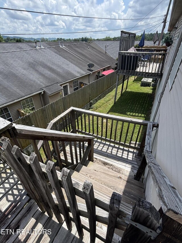 8022 Intervale Way, Powell, TN 37849 - view of wooden deck