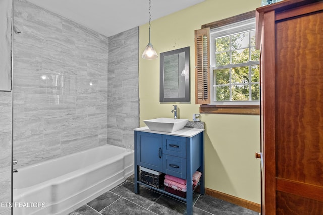5400 Parkdale Rd, Knoxville, TN 37912 - full bathroom with vanity and bathing tub / shower combination