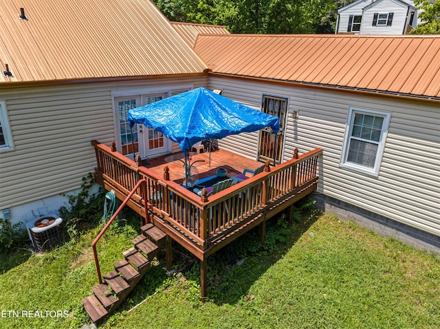 5400 Parkdale Rd, Knoxville, TN 37912 - deck featuring a yard