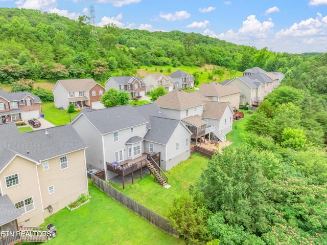 6126 Hollow View Ln, Knoxville, TN 37924 - aerial view of residential area with a forest
