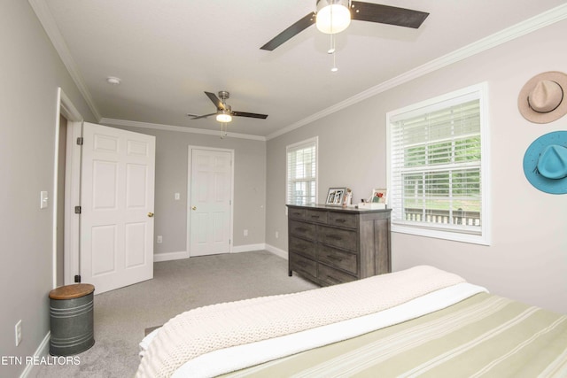 1359 Byrd Cir, Kingston, TN 37763 - carpeted bedroom featuring ornamental molding and a ceiling fan