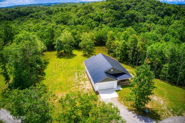 760 Rockview Rd, Jamestown, TN 38556 - aerial view of property and surrounding area with a forest