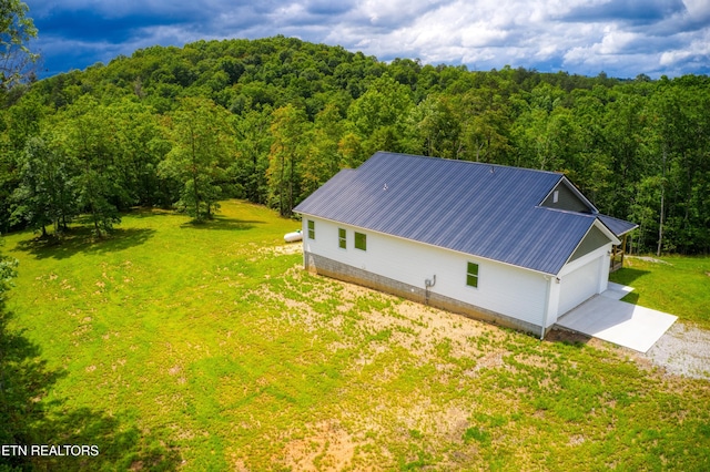 760 Rockview Rd, Jamestown, TN 38556 - aerial view of property and surrounding area featuring a heavily wooded area
