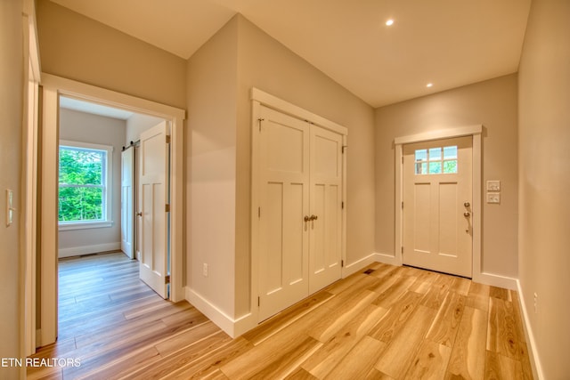 760 Rockview Rd, Jamestown, TN 38556 - foyer featuring light wood finished floors, healthy amount of natural light, and recessed lighting