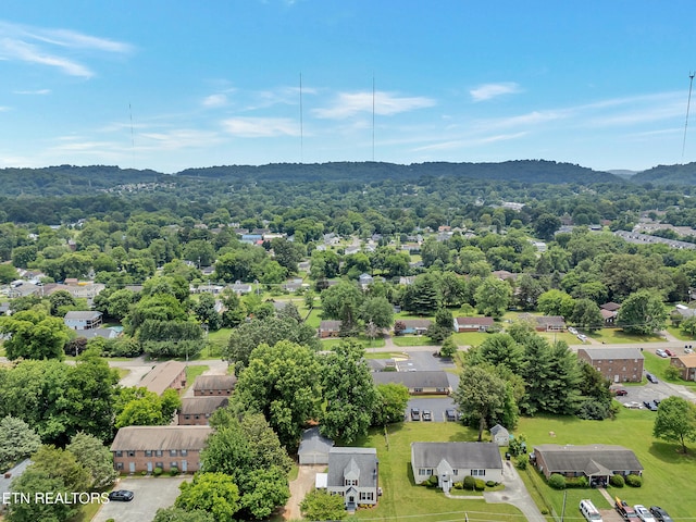 1100 Cedar Ln, Knoxville, TN 37912 - aerial view of residential area featuring mountains