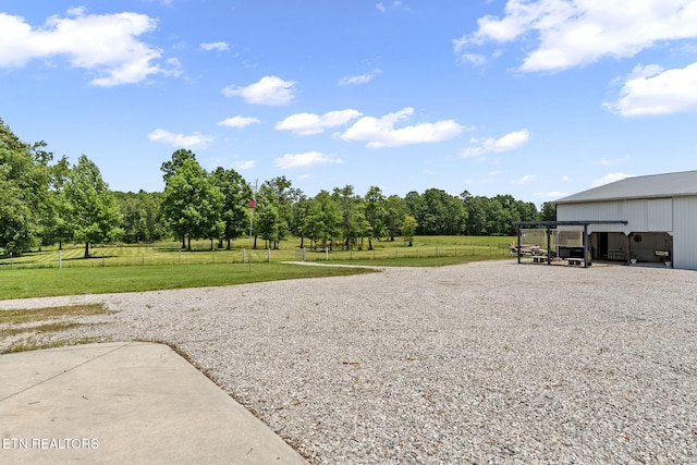 1292 Deer Lodge Hwy, Sunbright, TN 37872 - view of yard featuring a pole building and an outbuilding