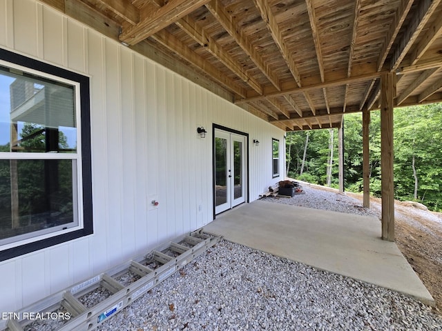 669 Crooked Branch Pvt Rd, Huntsville, TN 37756 - view of patio featuring french doors