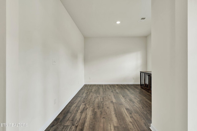 3235 NE Rolling Meadow Way, Cleveland, TN 37323 - empty room featuring dark wood-style flooring and recessed lighting