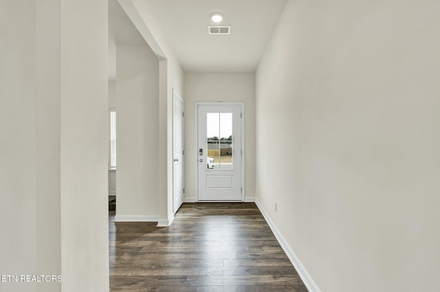 3235 NE Rolling Meadow Way, Cleveland, TN 37323 - entryway with dark wood-type flooring and baseboards