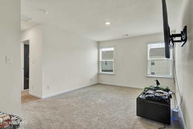 3235 NE Rolling Meadow Way, Cleveland, TN 37323 - empty room with carpet and a smoke detector