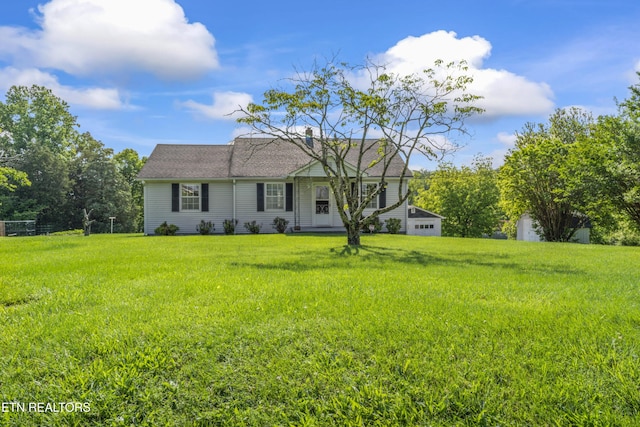7518 Clapps Chapel Rd, Corryton, TN 37721 - rear view of house featuring a yard and a chimney