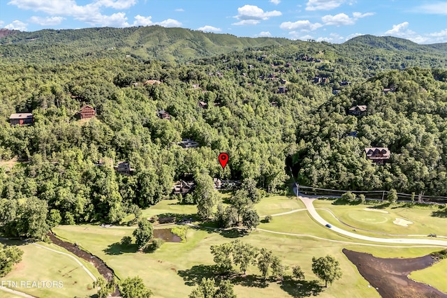 3950 Castle Rd, Gatlinburg, TN 37738 - bird's eye view of mountains and a golf club