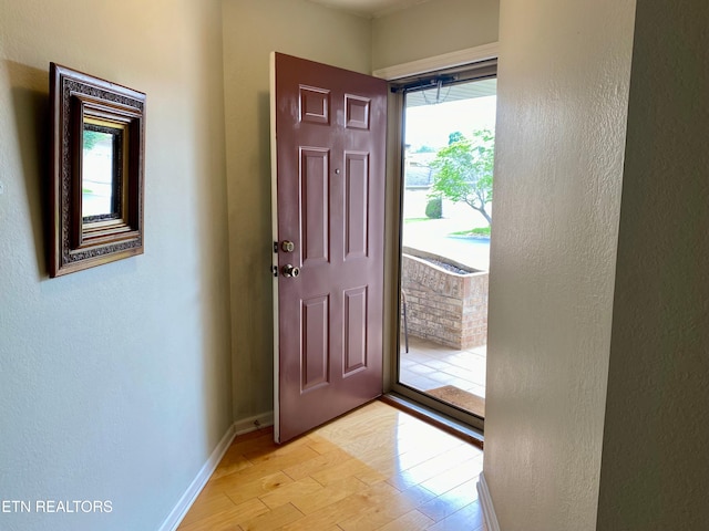 209 Commander Way, Knoxville, TN 37934 - entrance foyer featuring light wood-style flooring and a textured wall