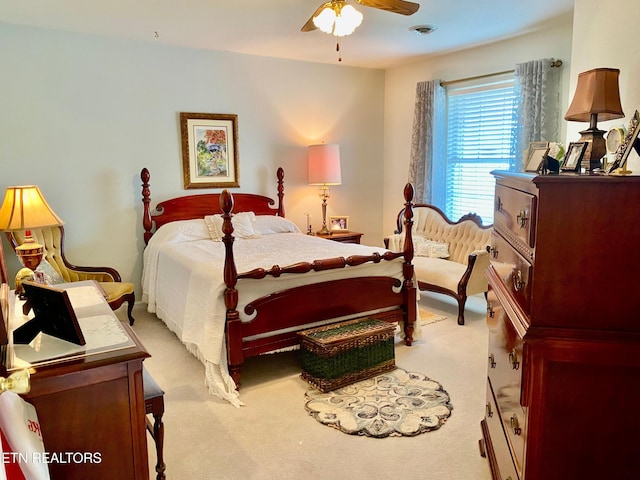 209 Commander Way, Knoxville, TN 37934 - bedroom with light colored carpet and a ceiling fan