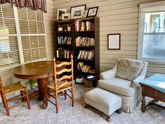 209 Commander Way, Knoxville, TN 37934 - sitting room with carpet flooring and wooden walls