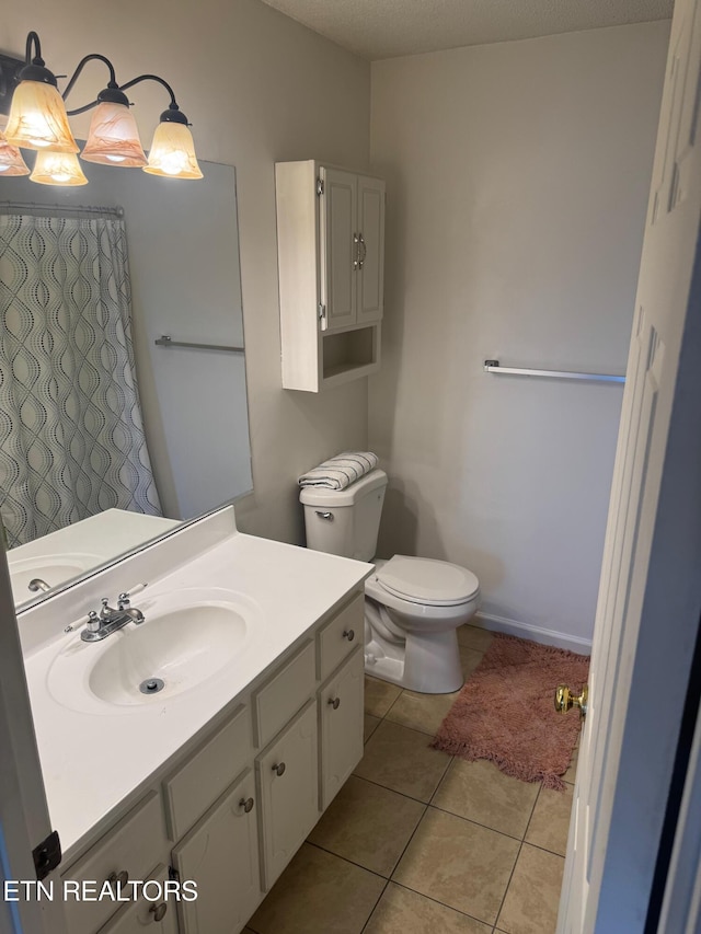 7925 Eldin Way, Powell, TN 37849 - full bath featuring vanity, tile patterned flooring, and a shower with curtain