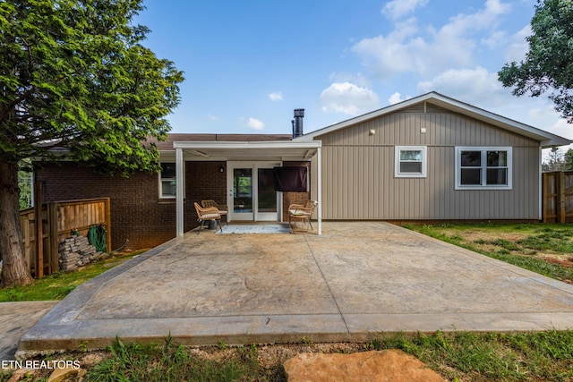 4313 Midview Ln, Knoxville, TN 37938 - back of property featuring a patio and brick siding
