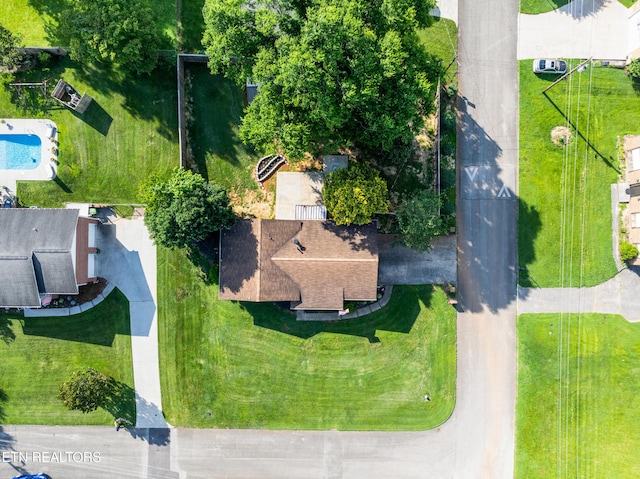 4313 Midview Ln, Knoxville, TN 37938 - aerial view of a pool area
