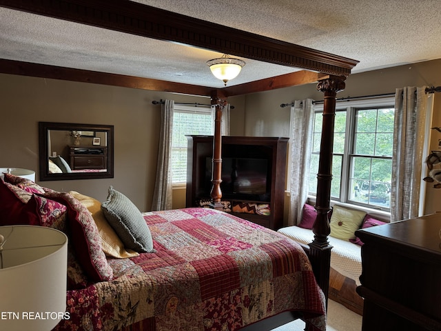 281 Red Williams Rd, Crossville, TN 38555 - bedroom featuring a textured ceiling and multiple windows