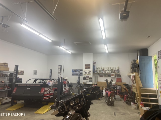 1843 Tazewell Pike, Corryton, TN 37721 - garage with a garage door opener