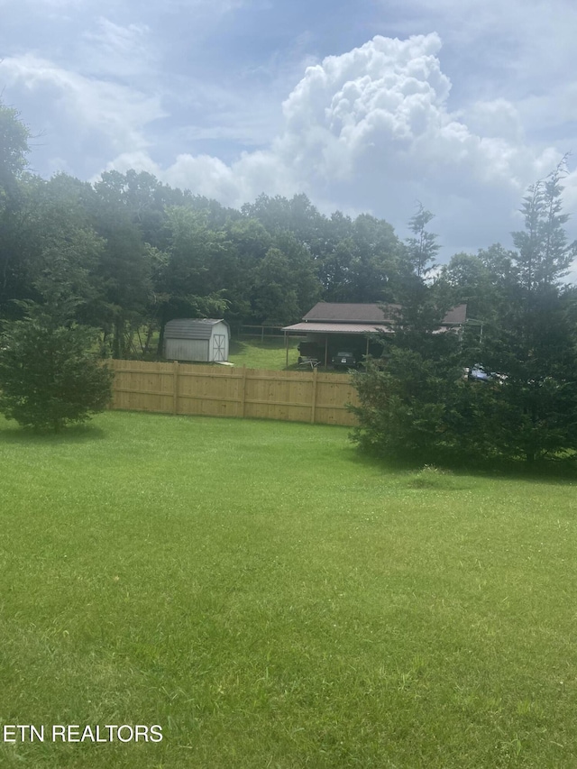 1843 Tazewell Pike, Corryton, TN 37721 - view of yard with a storage shed