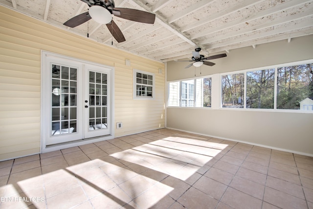 4004 Abercorn Rd, Knoxville, TN 37921 - unfurnished sunroom with french doors