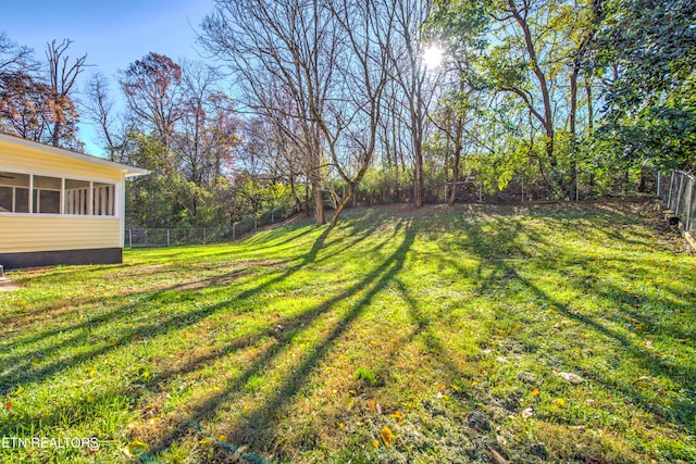 4004 Abercorn Rd, Knoxville, TN 37921 - fenced backyard with a sunroom