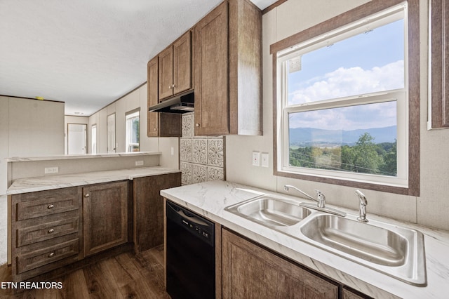 750 Bethlehem Rd, Lafollette, TN 37766 - kitchen with dishwasher, healthy amount of natural light, and dark wood-type flooring