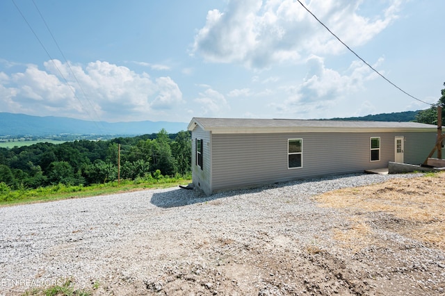 750 Bethlehem Rd, Lafollette, TN 37766 - view of home's exterior with a mountain view