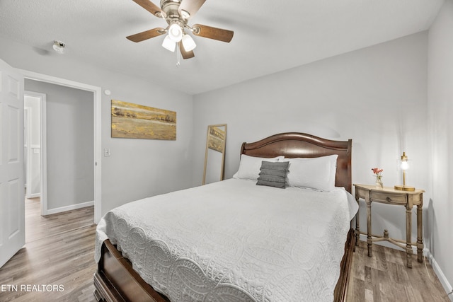 3408 Hackberry Rd, Knoxville, TN 37931 - bedroom featuring wood finished floors and ceiling fan