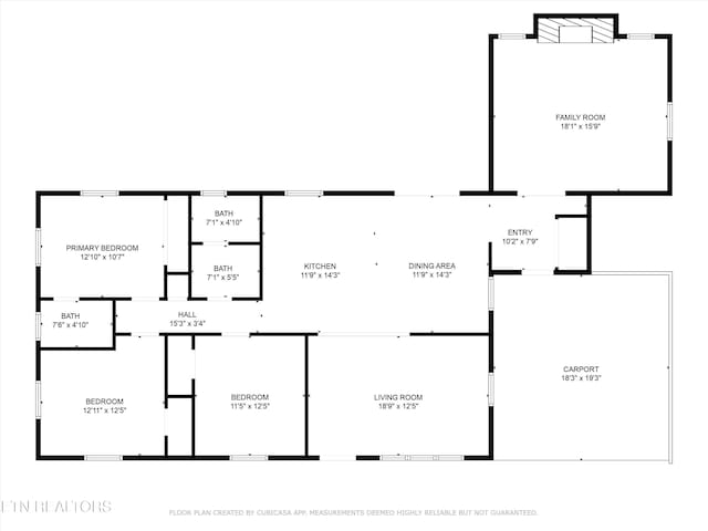 3408 Hackberry Rd, Knoxville, TN 37931 - view of home floor plan