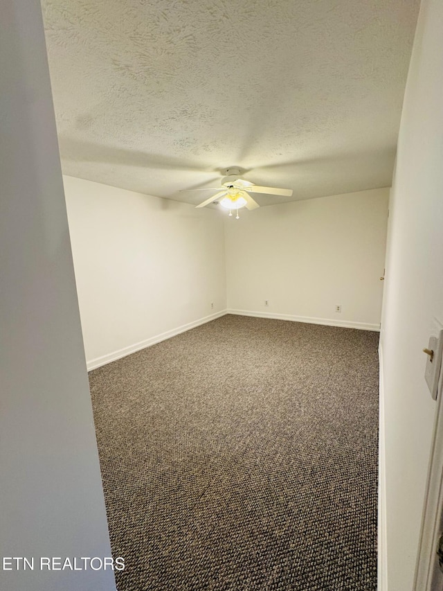 160 Clevenger Cut Off Rd, Newport, TN 37821 - carpeted empty room featuring a ceiling fan and a textured ceiling